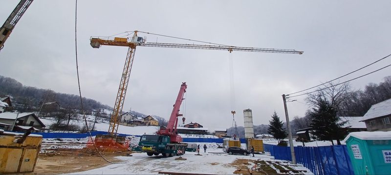 Montaža dizalice u zimskim uvjetima